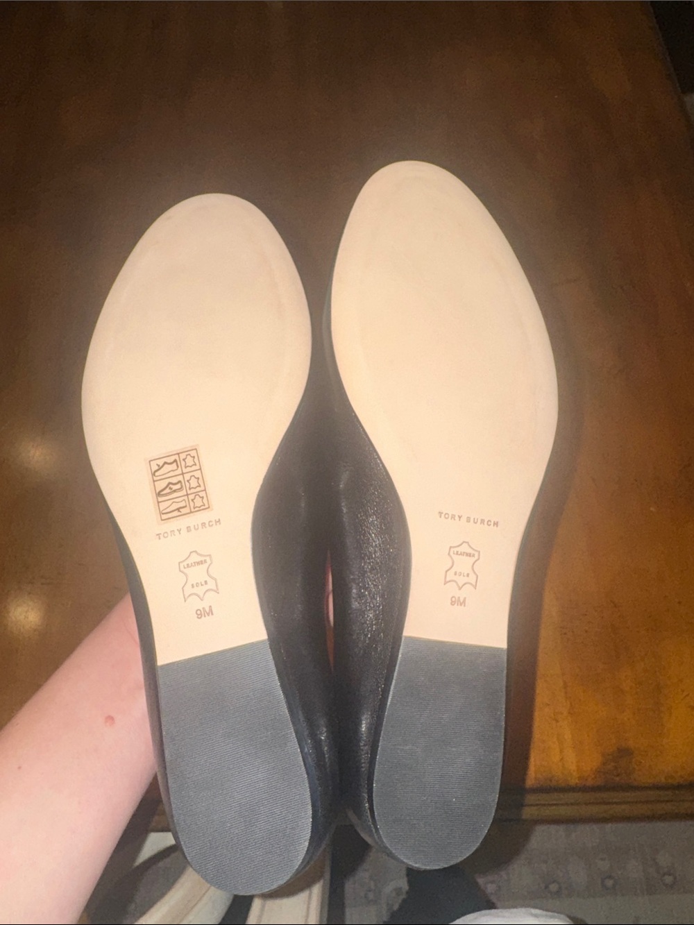 NWT Tory Burch Black Eleanor Loafer - Leather Logo - Picture 4 of 7